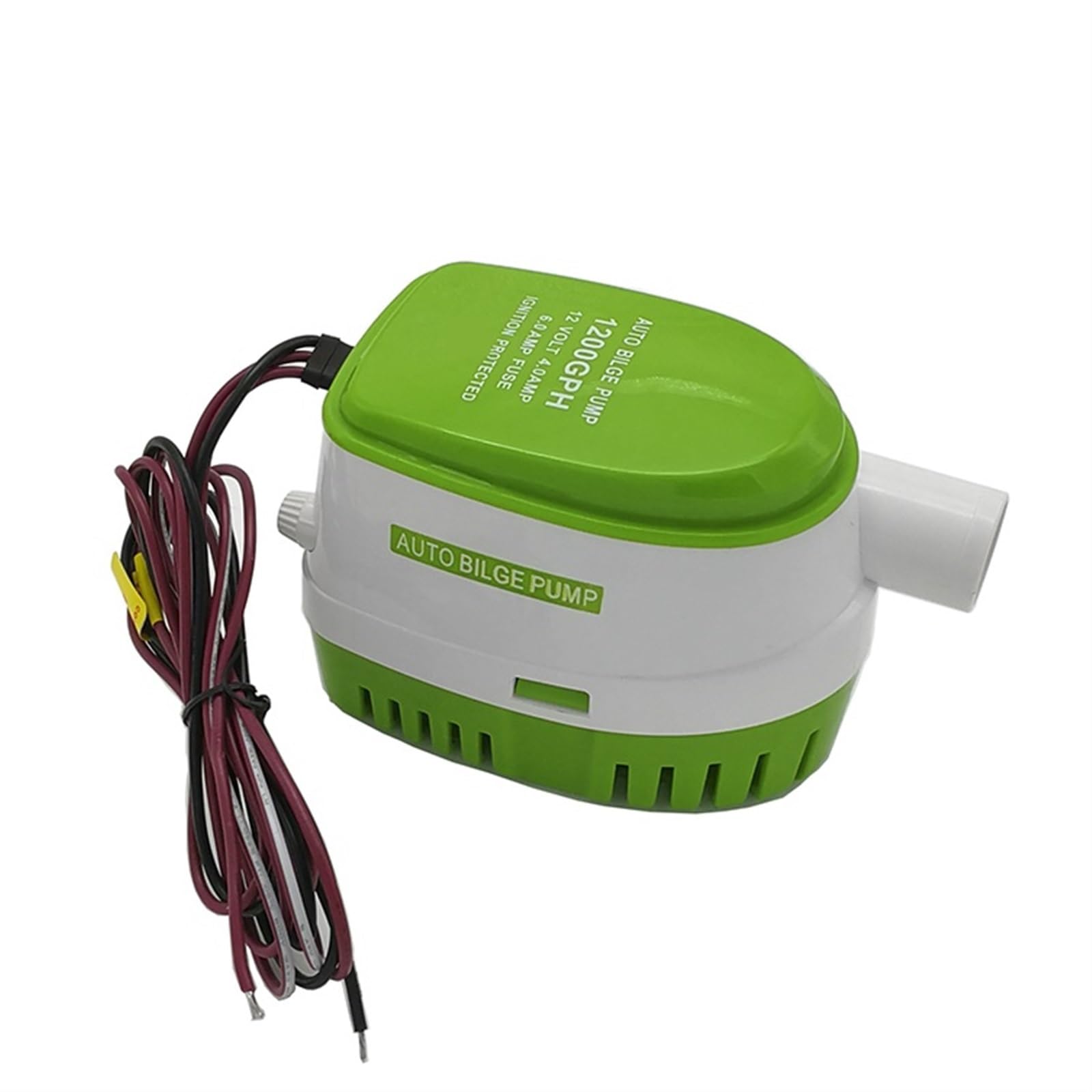 Cczrd 1100Gph 12V Dc 12V/24V 1200/1100Gph Automatic Bilge Pump,Submersible Boat Water,Electric For Boats Smooth Operation Flow Steady Reliable(1100Gph 12V)