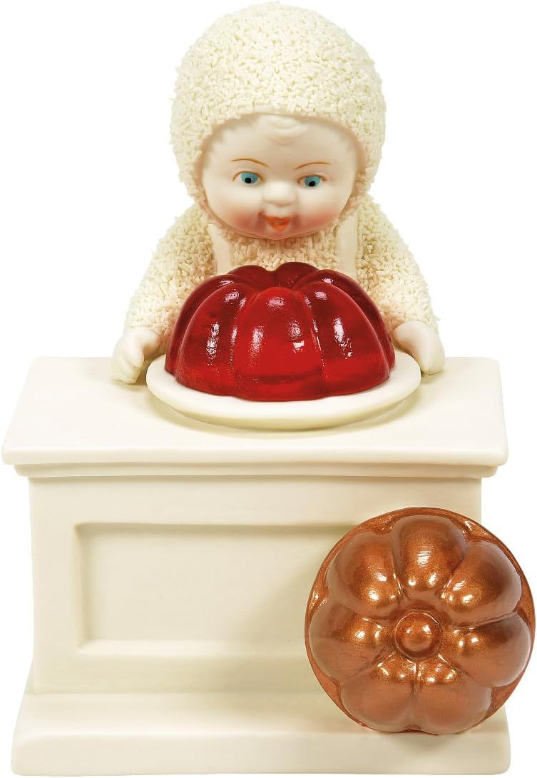 Department 56 Snowbabies Christmas Jubilee Family Favorite Gelatin Mold Figurine, 4.09 Inch, Multicolor