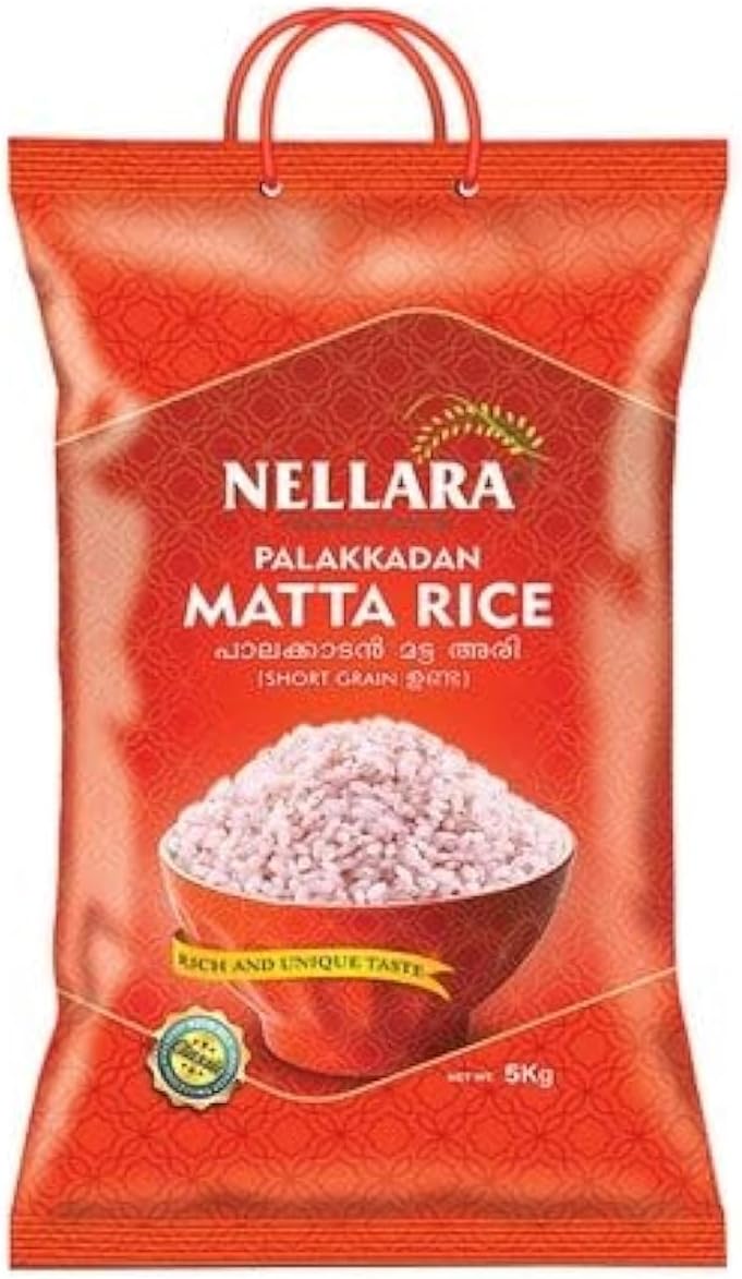 Nellara Palakkadan Short Grain Matta Rice 5 kg