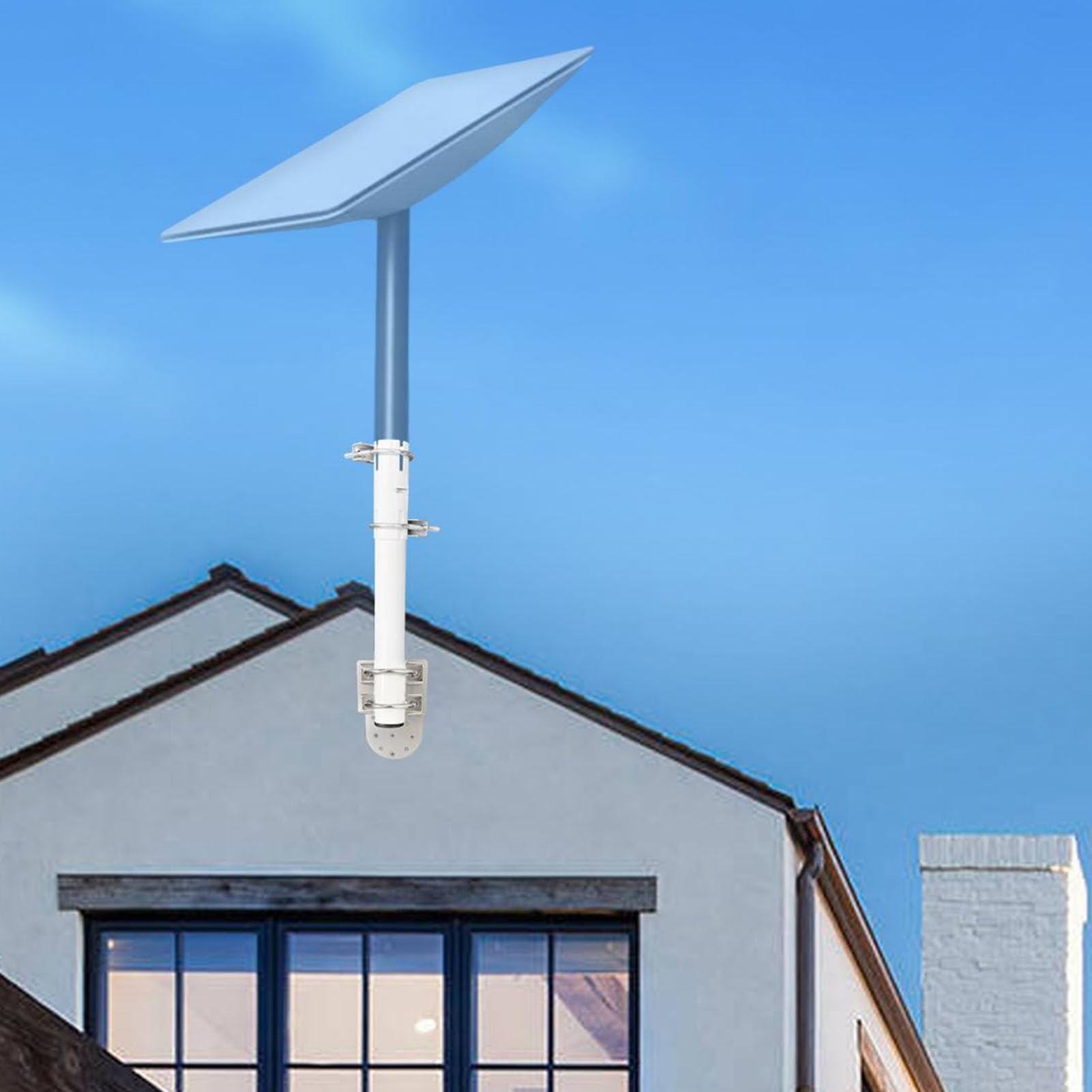 Generic Kit di Installazione su Palo Dell'antenna per Montaggio a Parete per Parabola Rettangolare V2 e Antenne Esterne Standard
