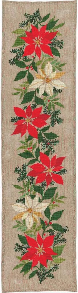 Eva Rosenstand ポインセチアベル プルカウント クロスステッチキット