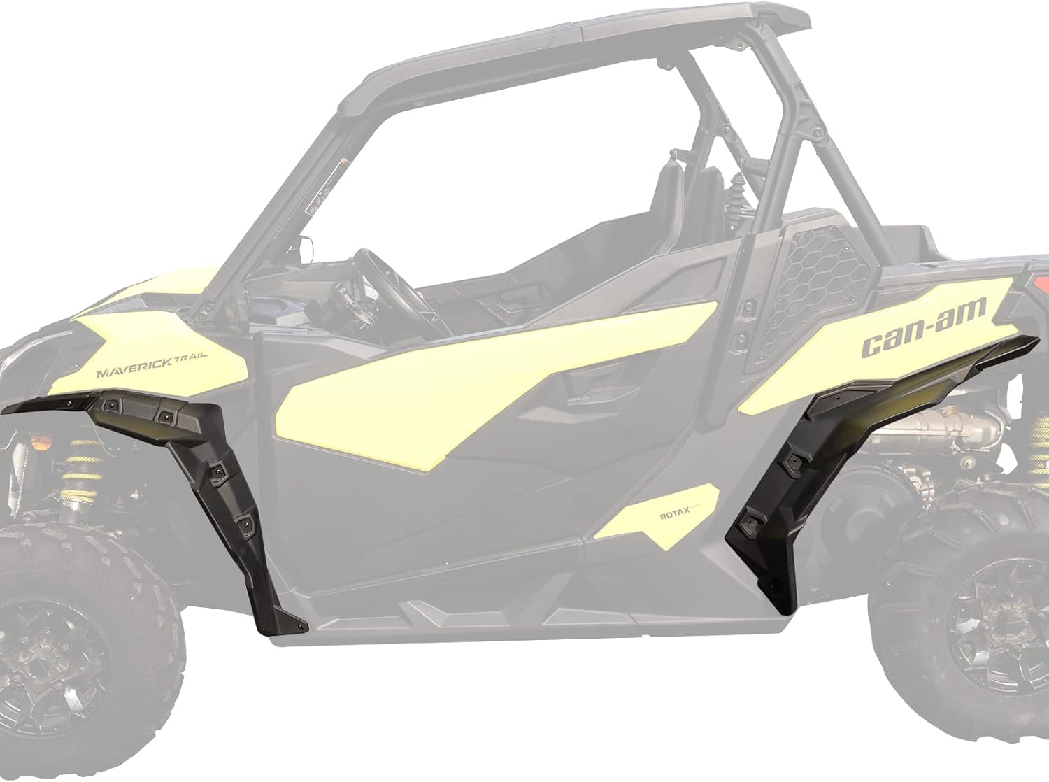 KIWI MASTER Fender Flares Extended for 2018-2026 Can-Am Maverick Sport/Trail Accessories Extensions Mud Flaps Guards #715004958 715004959