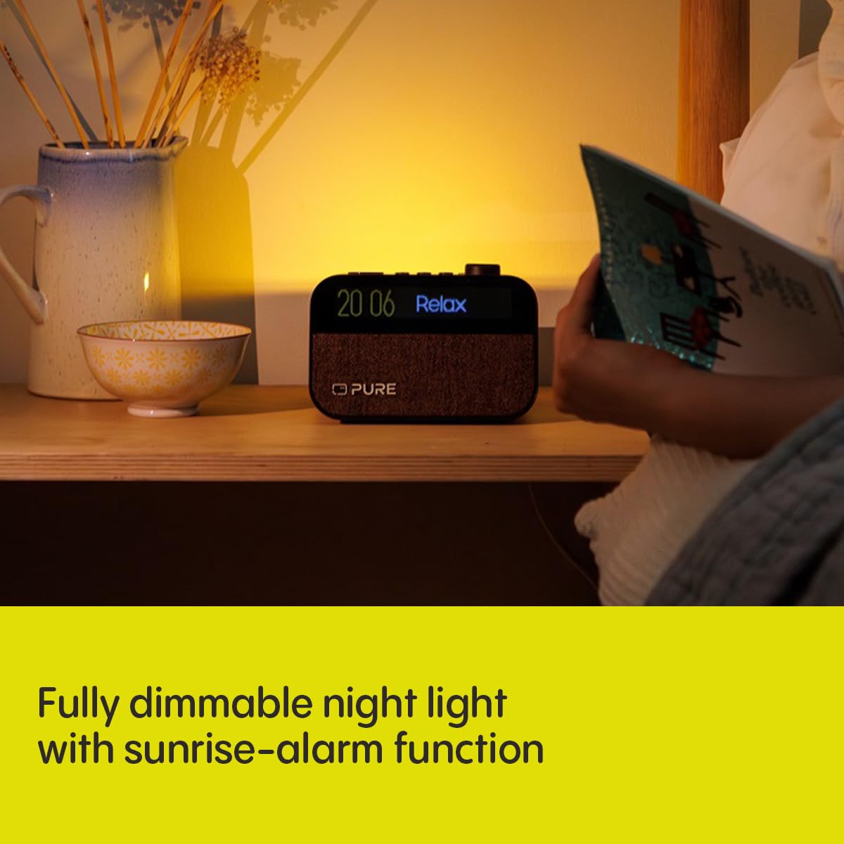 Pure Moment Charge, Alarm Clock Radio with Wireless Charging Pad, DAB+/FM, Bluetooth, Natural Sounds - Image 3