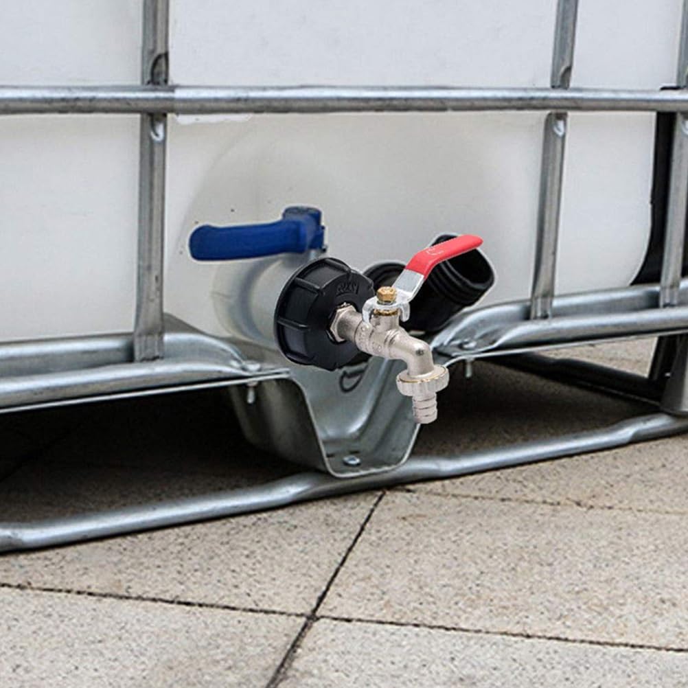 Części ogrodowe Adapter zbiornika spustowego IBC do mosiężnego kranu ogrodowego z przyłączem węża 12,7 mm Części ogrodowe