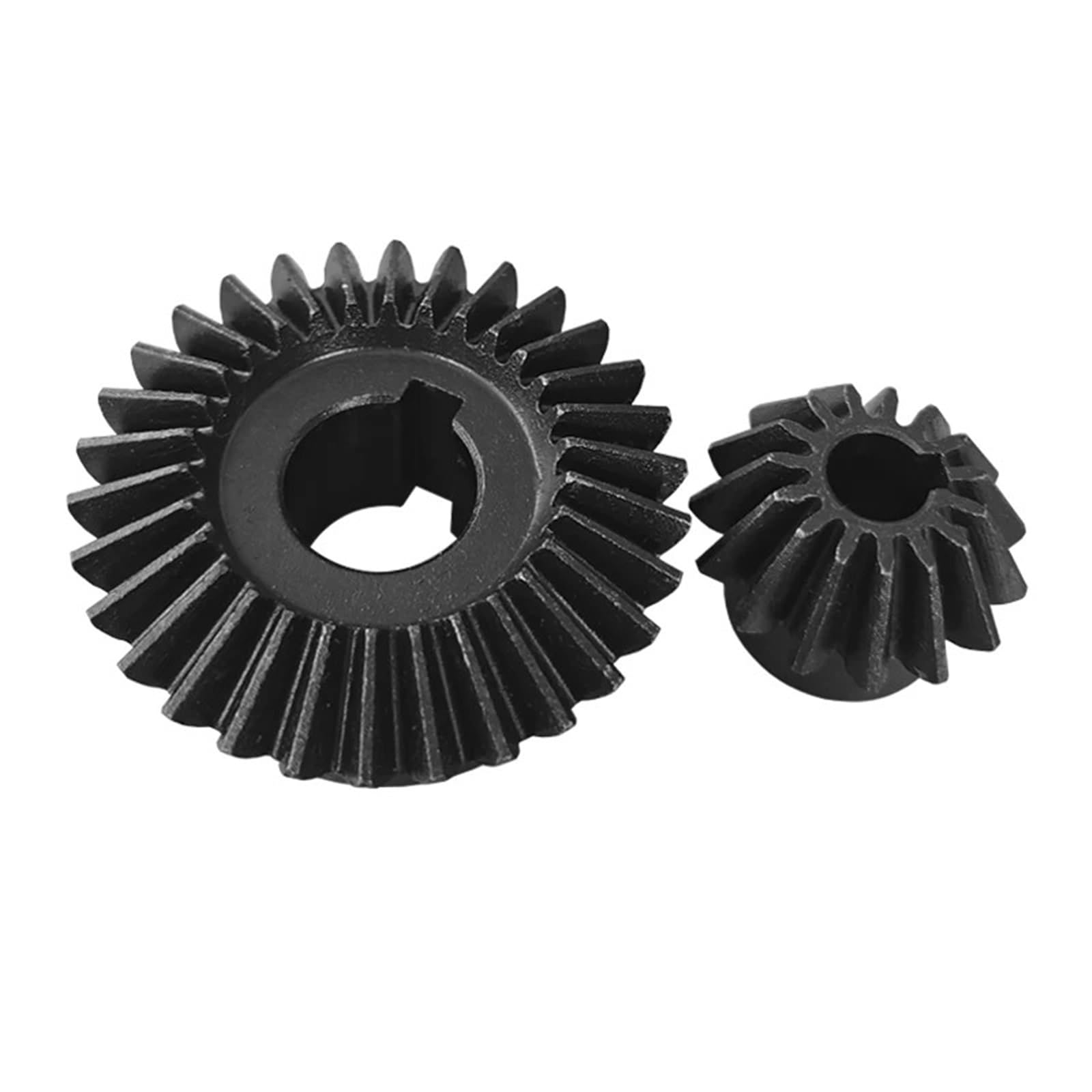 1 set 1:2 ingranaggi conici 40Cr 2M15T:30T denti con foro interno 10 mm e 19 mm annerimento tempra 90 gradi trasmissione commutazione ingranaggi in acciaio