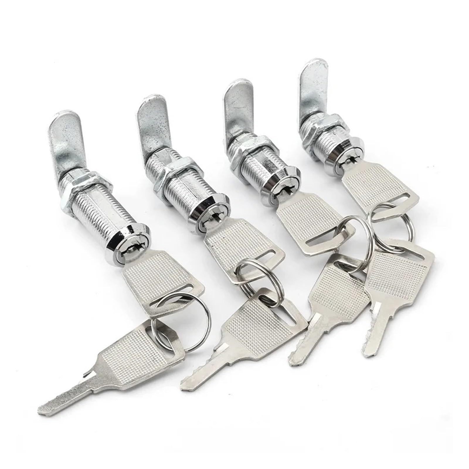 Zamki Do Szafek Ze Stopu Aluminium Z Kluczami | 16-30mm 5 szt. do szafki z szufladami Skrzynka na listy Skrzynka narzędziowa: Dostęp zamykany na klucz(5PCS 30mm)
