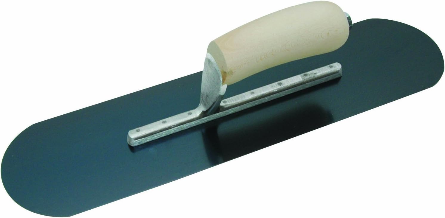 Exposed Rivet Blue Steel Pool Trowel | Level Construction Supply