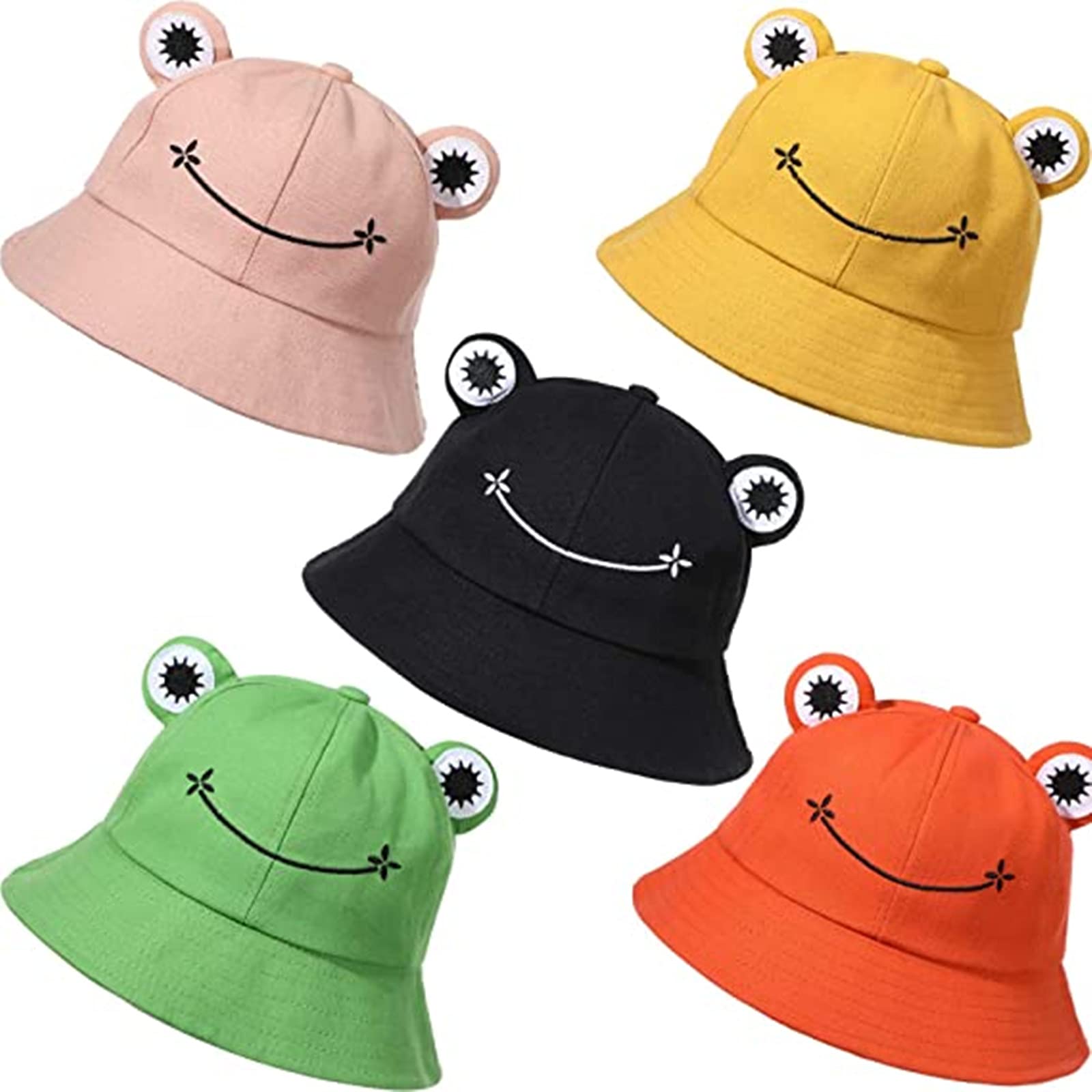 Chapeaux Mignons Grenouille Bob avec Bords Larges - Protection UV - Pour Enfants et Adultes