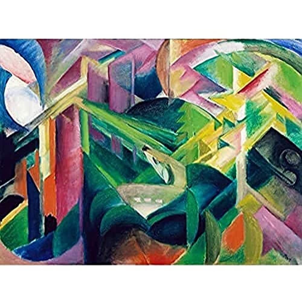Marc Franz Deer In A Monastery Garden Art Print Canvas Premium Wall Decor Poster Mural