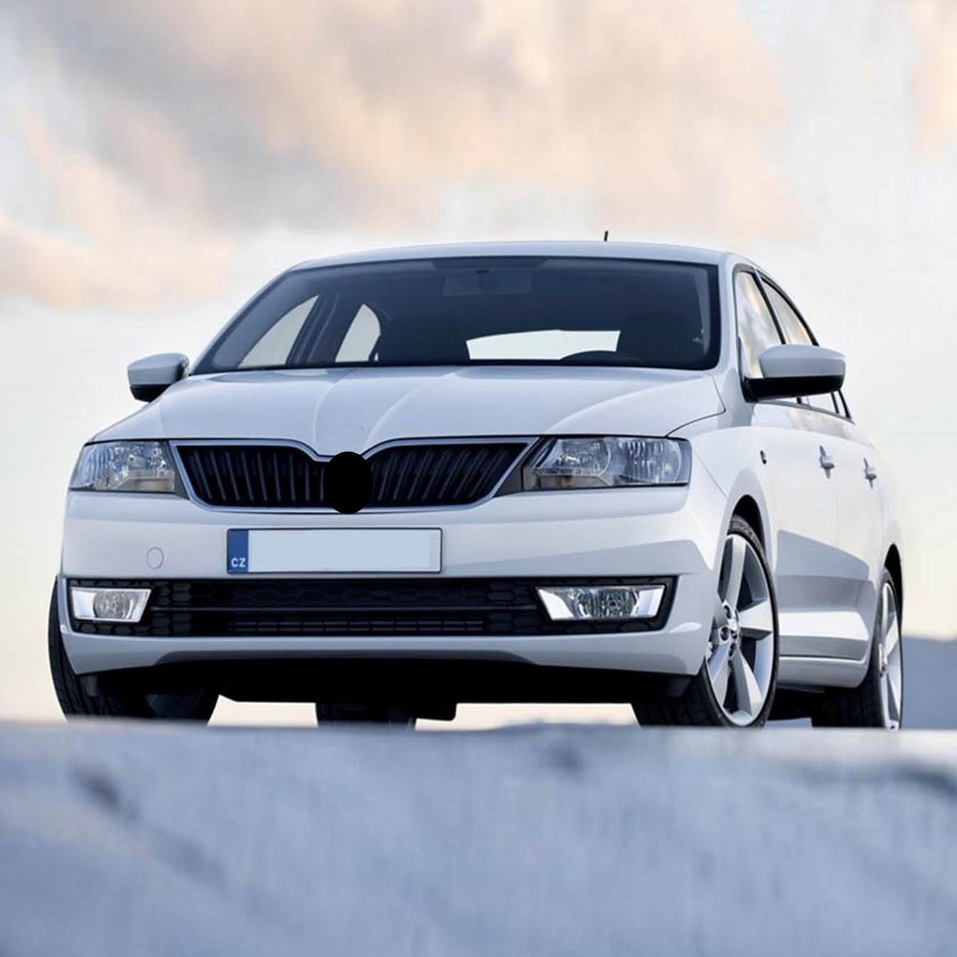 Tekerlek Bijon Kapağı Siyah 5 adet 1Z0601173 Skoda Rapid ile uyumlu 2012-2021