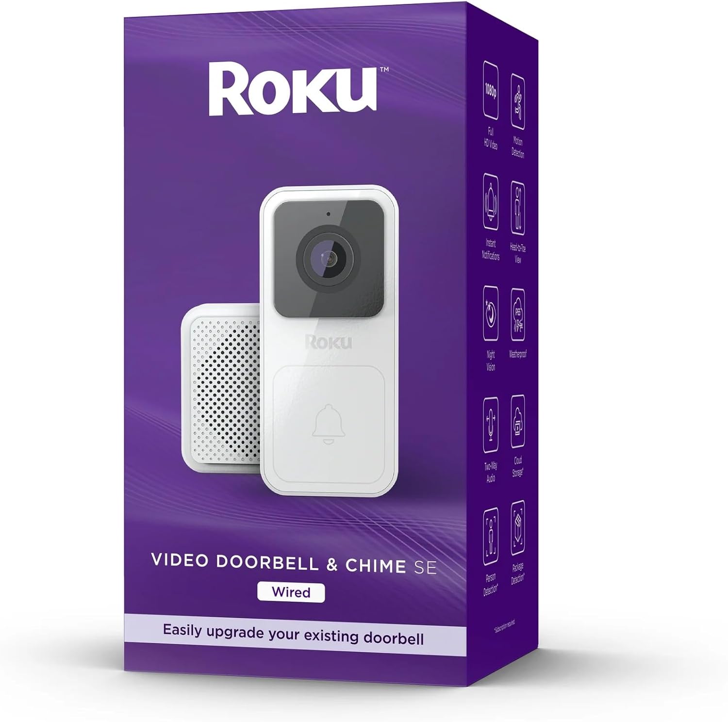Roku Wire-free Video Doorbell & Chime SE, DB1000R
