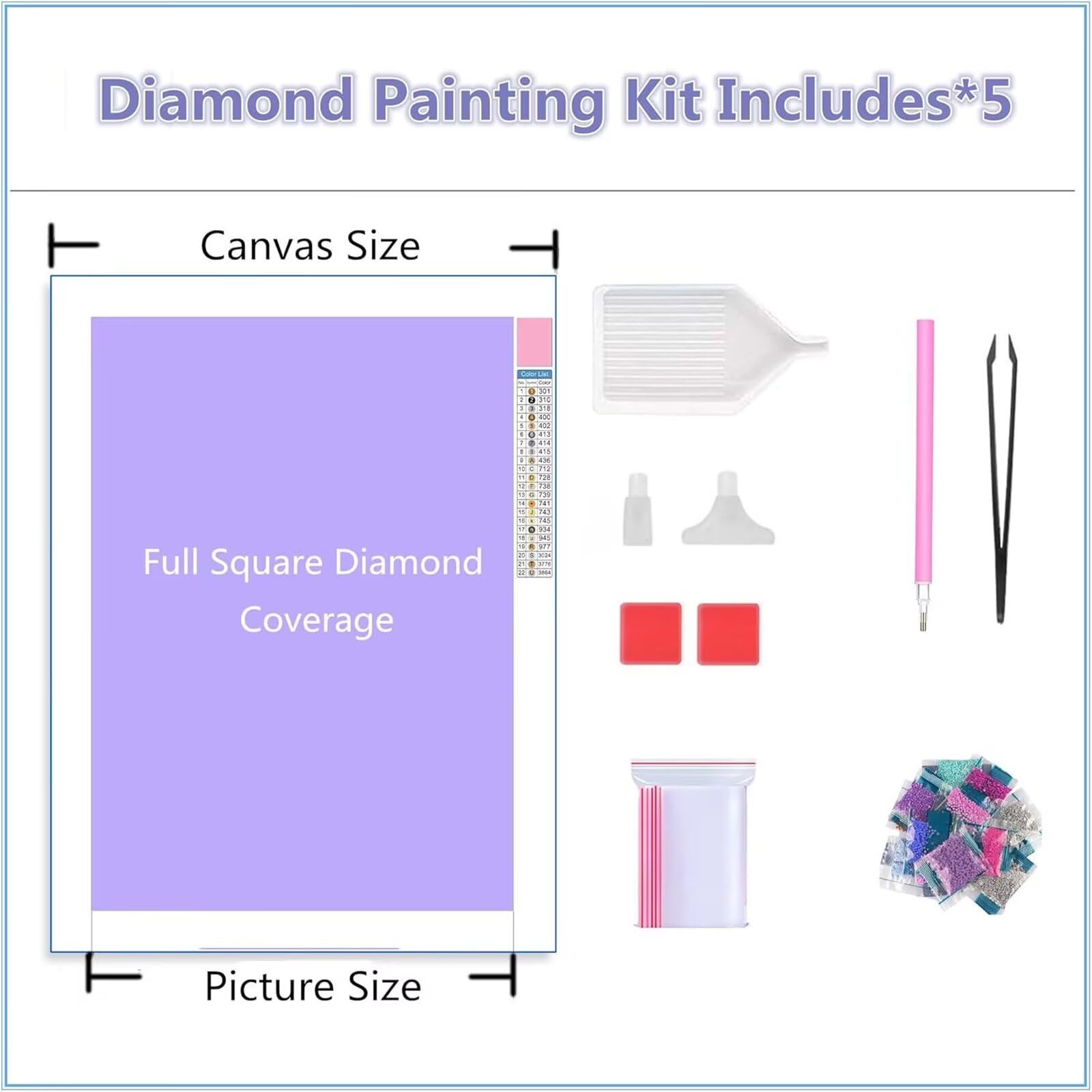 5 sztuk malowanie diamentami kolor kwiatowy, zestaw do malowania diamentowego dla dorosłych, DIY diamentowa sztuka kryształowa malarstwo dzieci, diamentowe malowanie zestawy do haftu do domu dekoracje