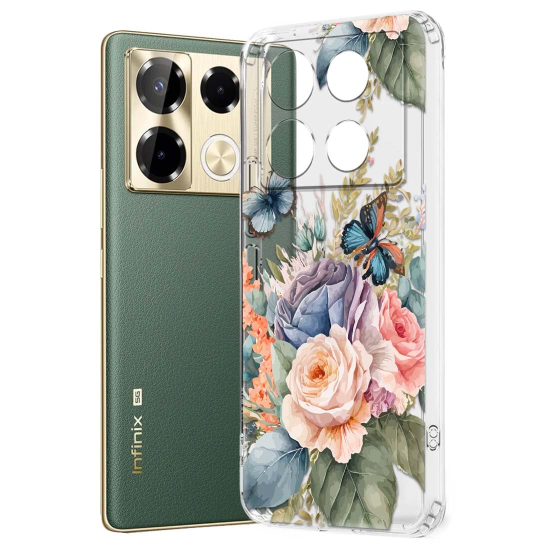 Fashionury Back Cover Case Designer Flexible Soft Back Case Cover for Infinix Note 40 Pro 5G -D2112 (B0D2D783VD) Amazon Price History, Amazon Price Tracker