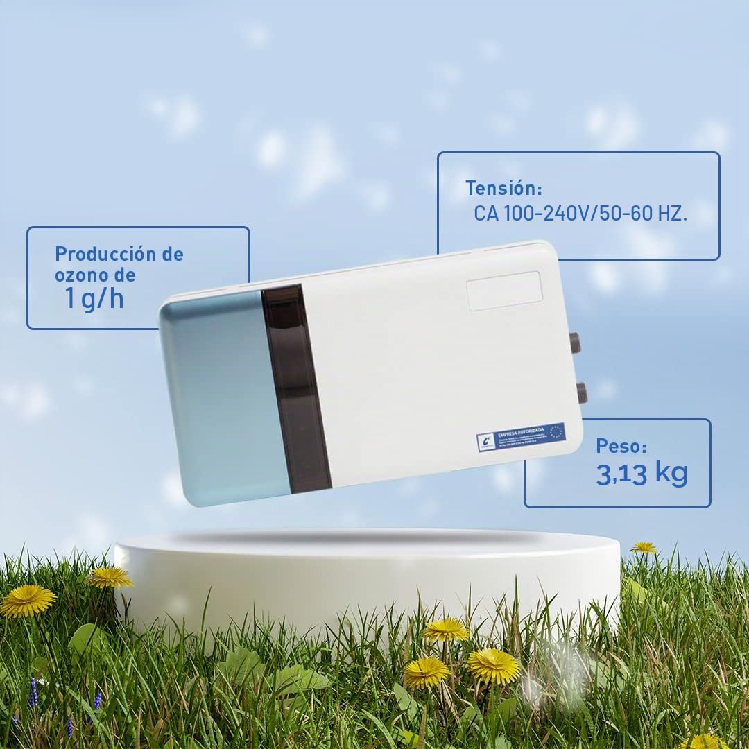 Ozono Hogar - Generador de Ozono Doméstico Alfa Plus Ultra - Purificador de agua instalable en lavadoras para desinfectar - Lava tu ropa sin detergente ni otros productos químicos