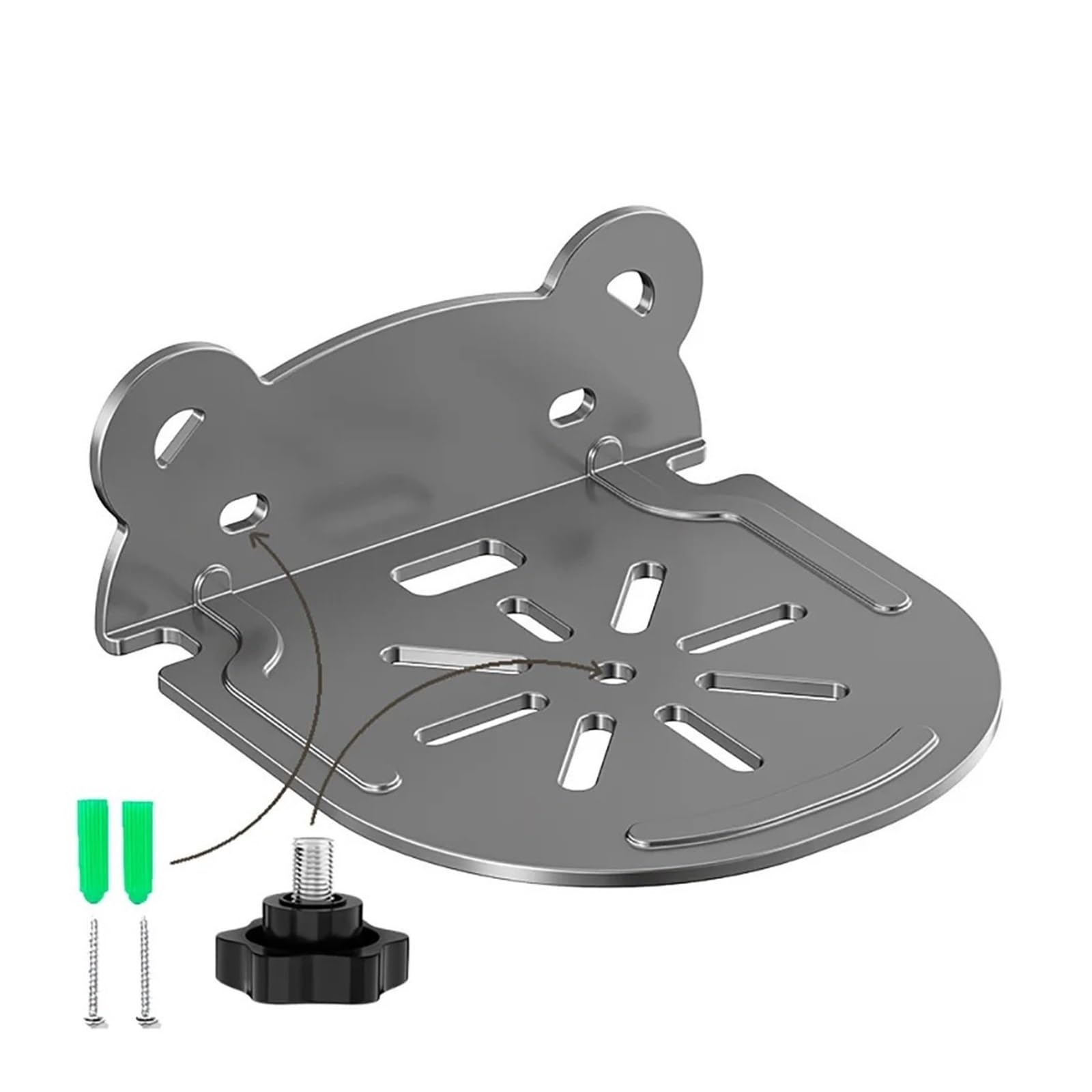 Soporte para proyector de metal resistente HY300, base de pared duradera 7