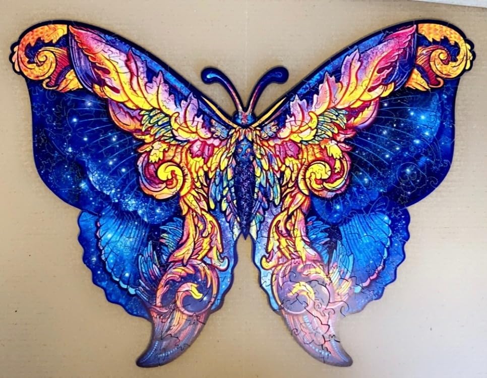 Intergalaxy Butterfly wooden puzzle Unidragon