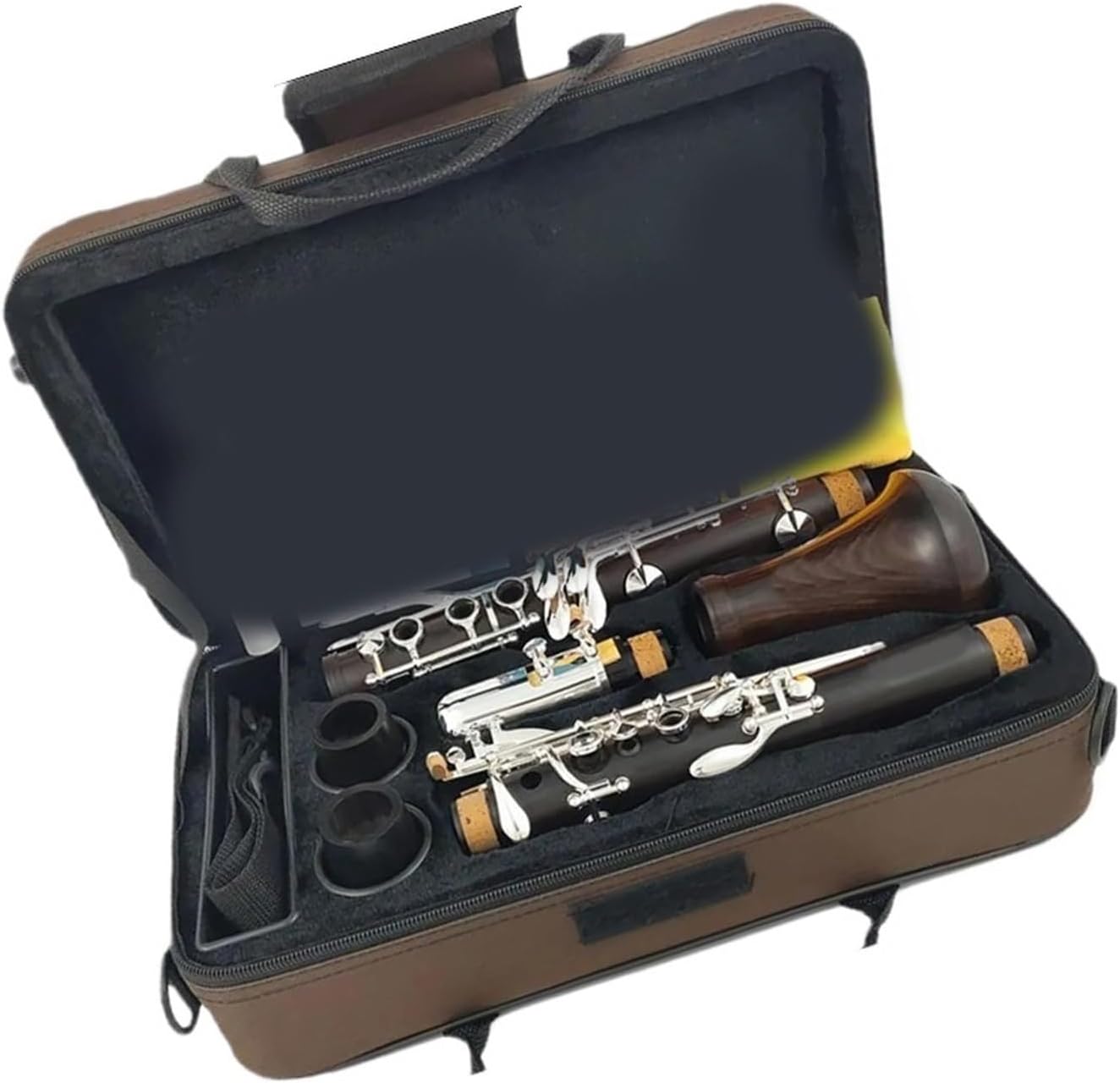Clarinet Bb Ebony Silver Plated 17 Keys Clarinet