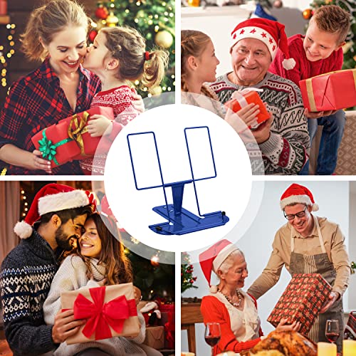 image for MSDADA Metal Book Stand for Desk, Adjustable Reading Rest Book Holder,