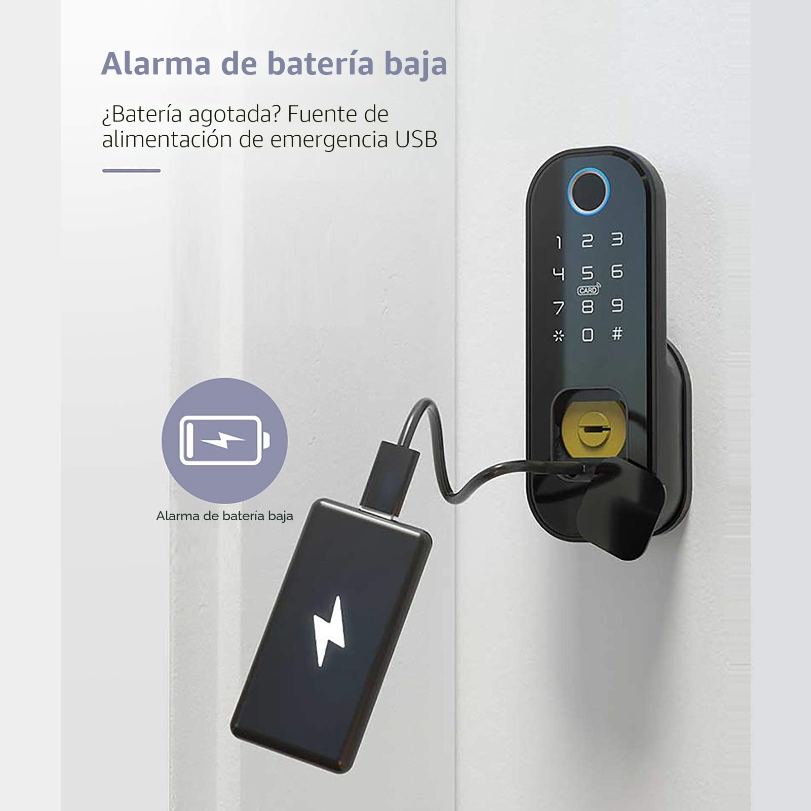Wolf Guard TT01 Cerradura inteligente a prueba de lluvia