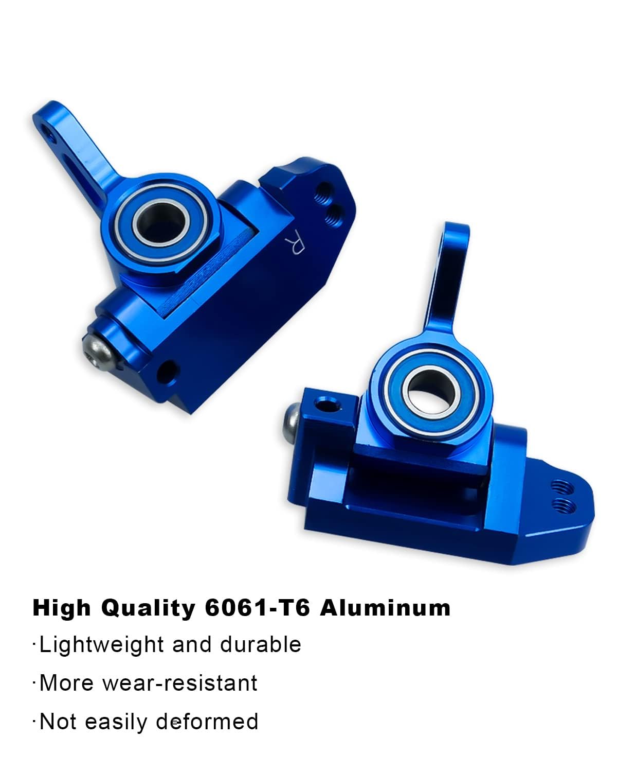 Blocs de direction en alliage RC pour Traxxas 1/10 Slash et Rustler remplaçant la pièce 3736