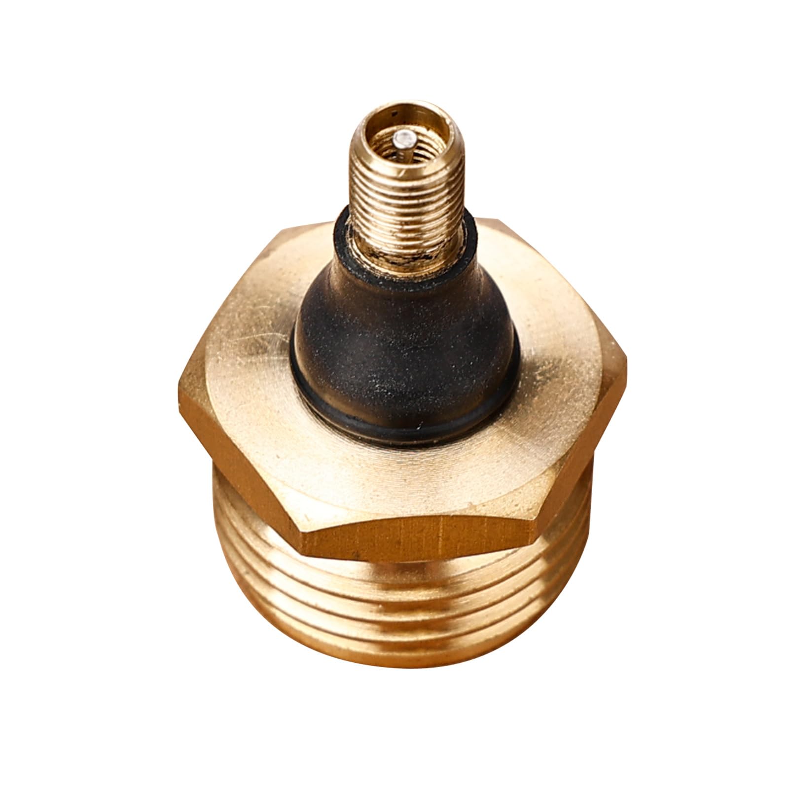 2 tapones de latón para caravana Tylove y adaptador de soplado para invierno, enchufe de conexión rápida a manguera de jardín, RV, barco, caravana y remolque de viaje, ayuda a limpiar tuberías de agua