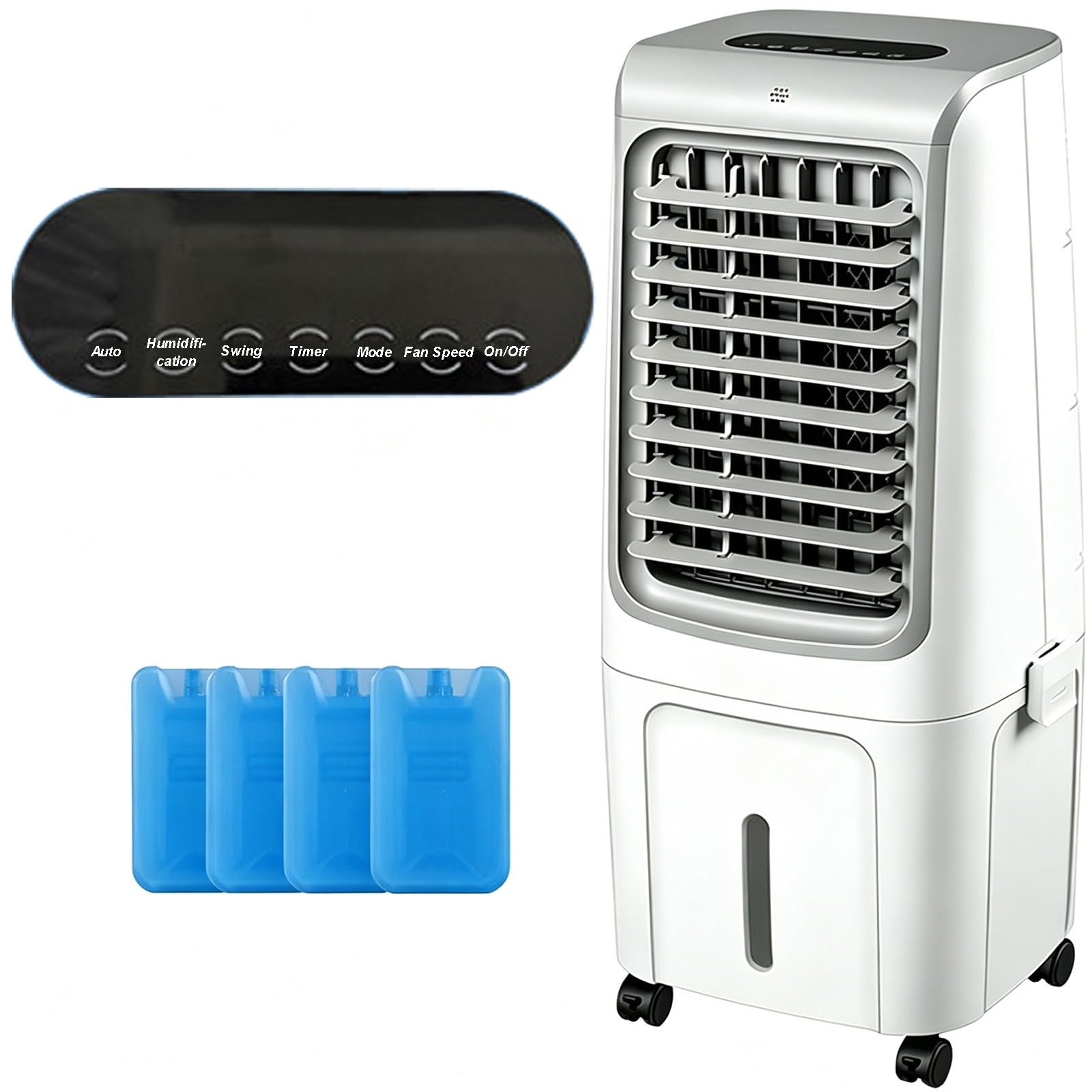 Swamp Cooler, Evaporative Air Cooler, Windowless Portable Air Conditioner