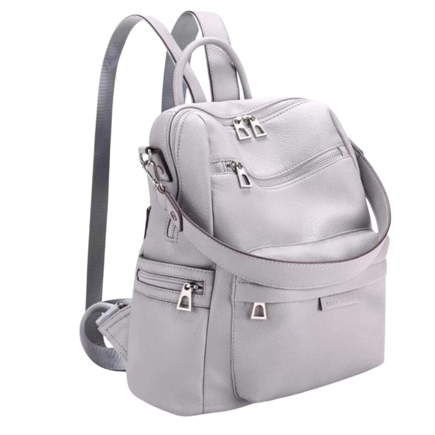 jaisom Stylish Women's Fashion Backpack Purses Multipurpose Design Handbags and Shoulder Bag (Buzz. Heavy Grey_BZ)-picture-20
