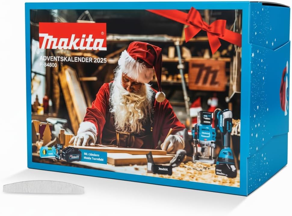 Werkzeug Adventskalender 2025 – 79-teiliges Profi Zubehör- & Bit-Set im Advent | Kompatibel mit gängigen Akku-Systemen | Geschenkidee für Heimwerker & Handwerker