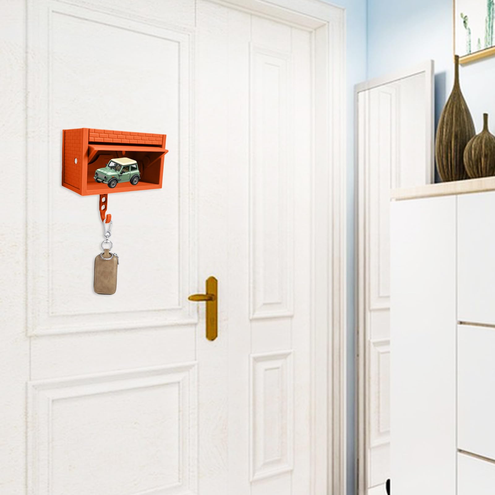 Amazon.com: LINASHI Key Hook with Interactive Garage Door, Multi