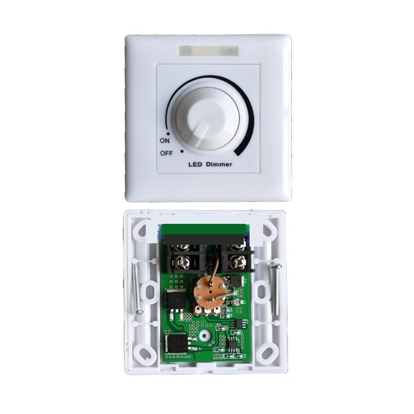 LED-Lichtleiste 12-24 V Hell- und Dunkeldimmer PWM-Dimmen 86 Typ Panelknopf Fernbedienung Dimmer 360 W(Knob remote control 86 type dimmer)