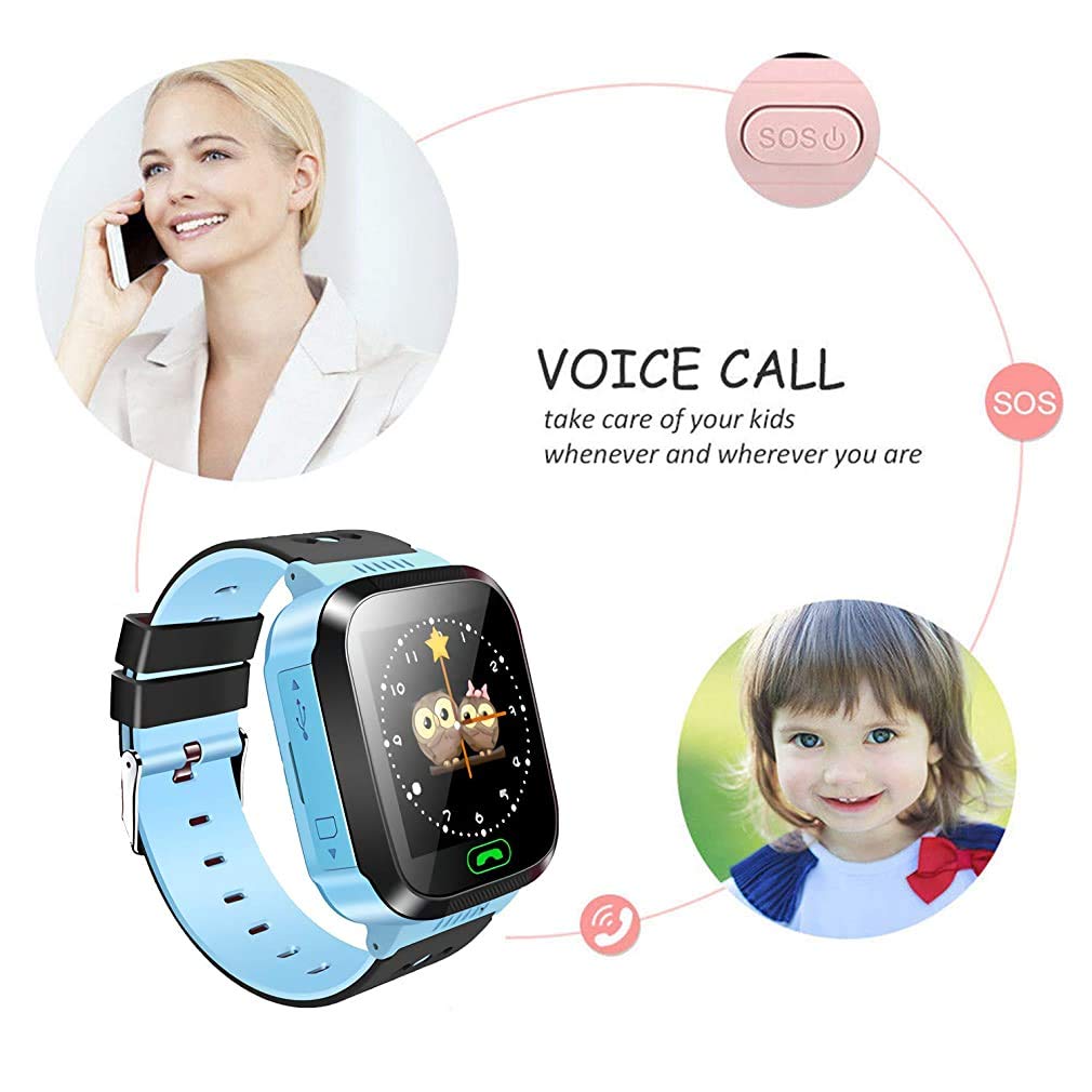 Wodoodporny inteligentny zegarek dla dzieci 2022 z telefonem SOS Antil-Lost jako prezent. Zegarek lokalizacyjny karty SIM dla dzieci zegarek dla iOS/Android