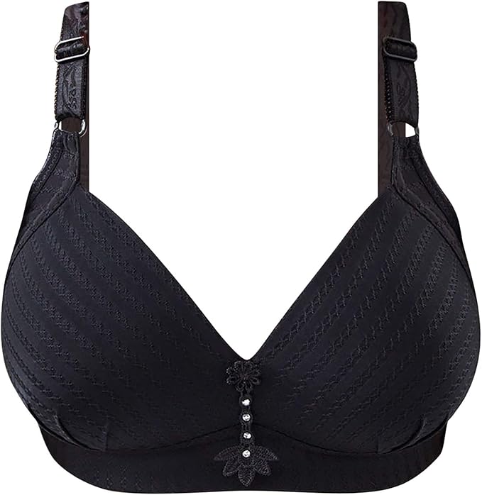 OUMSHBI Bra for Women UK Soft Comfortable Non Wired Bras for Women Plus Size Full Support Cotton