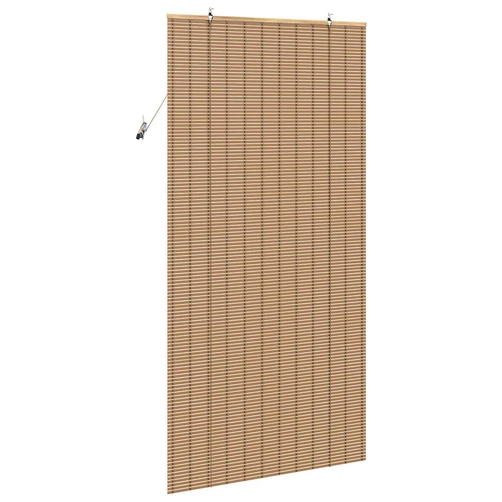 Store Enrouleur Bambou Naturel 120 x 220 cm pour fenêtre intérieur, Installation Polyvalente avec contrôle lumière Ajustable, Protection Solaire tamisant, décoration Salon Chambre Bureau