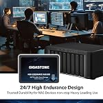 【NAS Certified】 GIGASTONE High Endurance SSD 1TB (2-Pack) Up to 550MB/s TLC Flash with SLC Caching 24/7 Reliable for Gaming/PC/NAS SSD 5-Year Warranty 2.5" SATA Internal Solid State Drives RAID Disk