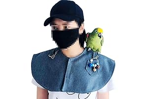 QBLEEV Parrot Anti-Scratch Shoulder Protector Hang Bird Anklet