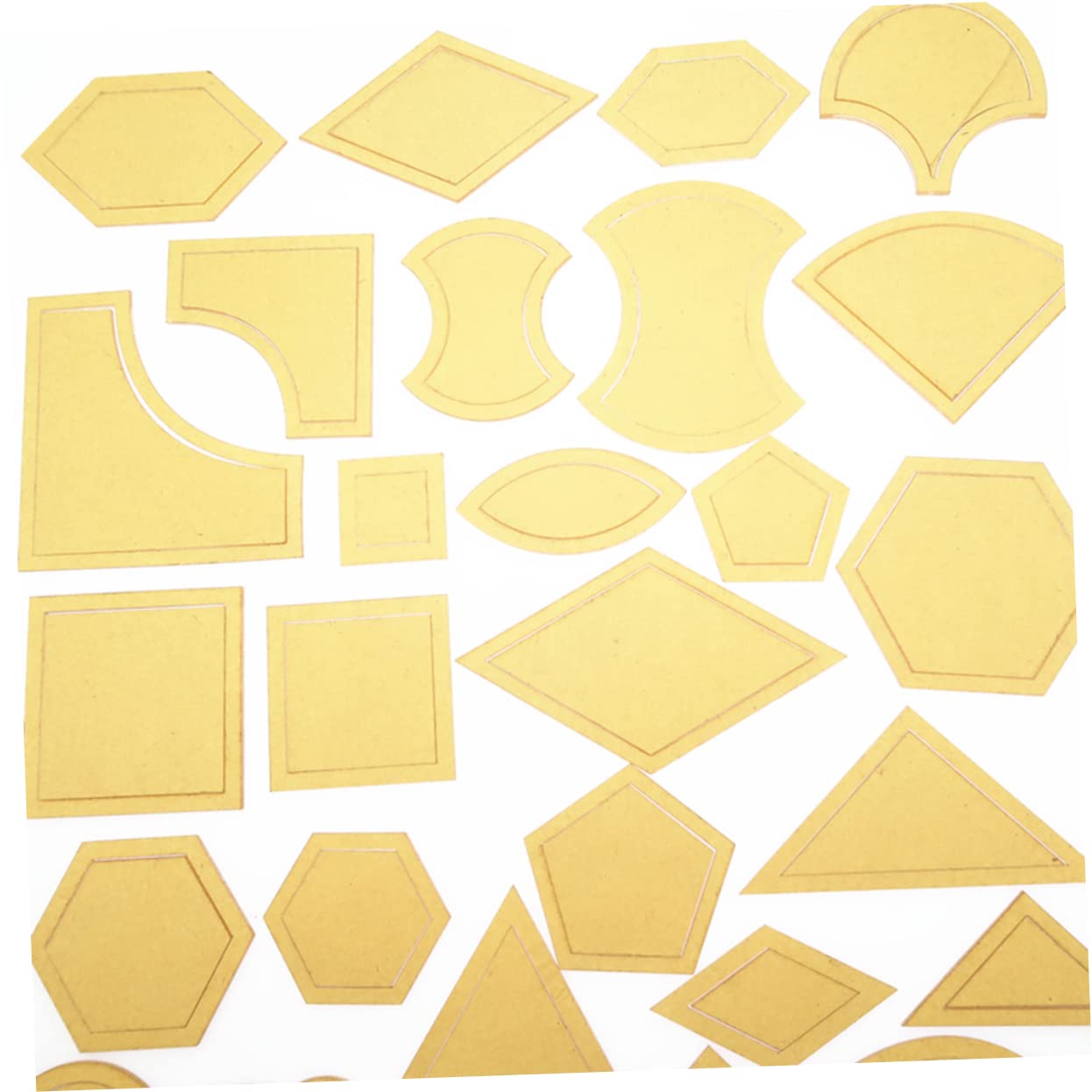 Ciieeo 81piezas Plantilla De Acolchado Transparente Para Manualidades Herramienta De Costura y Patchwork Accesorios Profesionales Para Bordado y Pintura