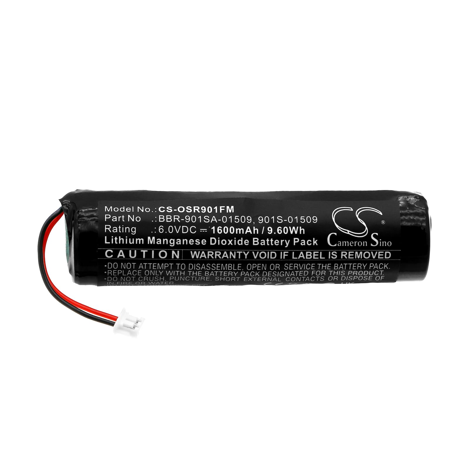 TECHTEK Batería 1600mAh Compatible con [RescueME] MOB1, para [Ocean Signal] MOB1 Distress Beacon, rescueME rescueME AIS sustituye 901S-01509, BBR-901S-01509, BBR-901SA-01509, LB9M