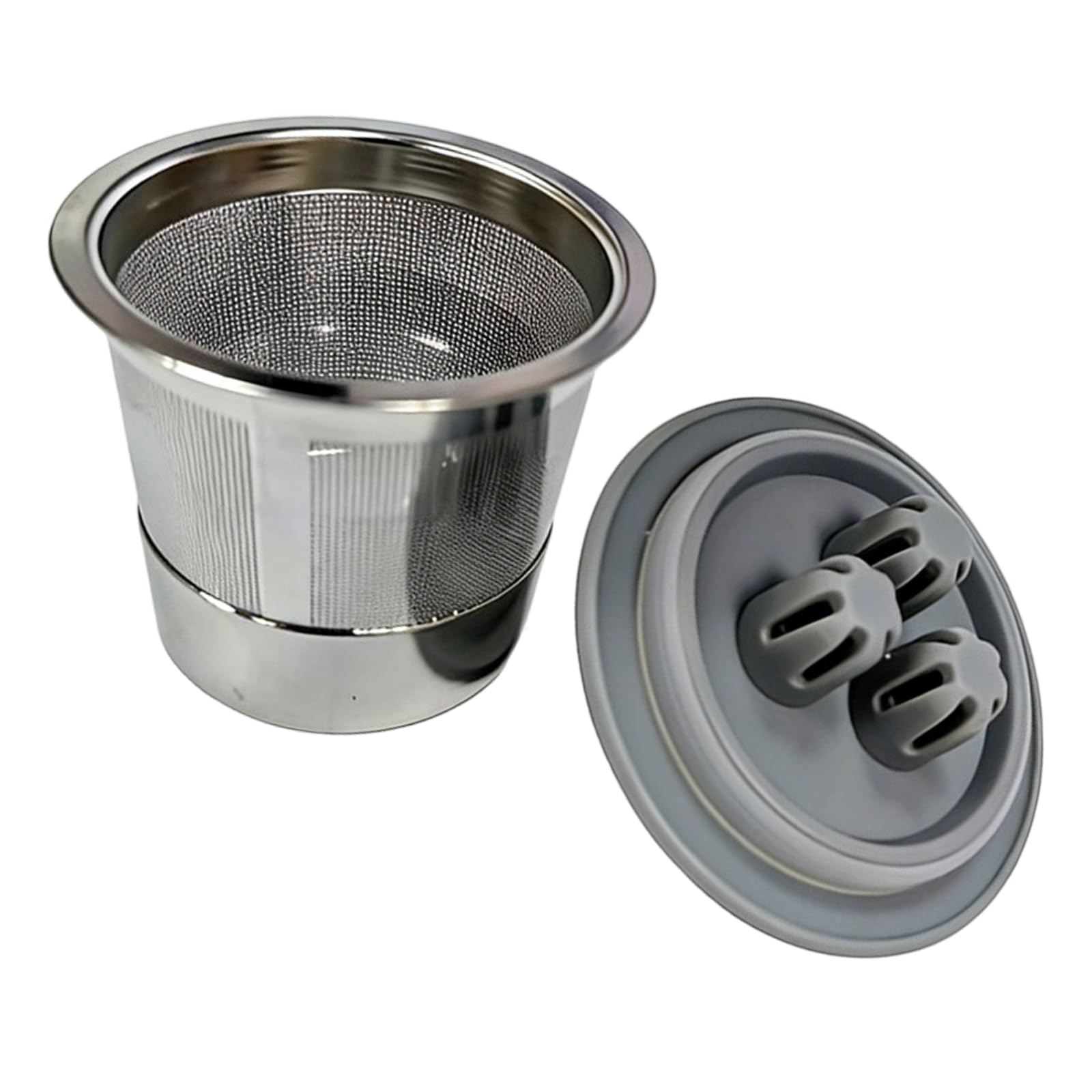 Mekalero Screen Drink Holder for Brewing Machines Provides Full Flavored Beverage Heavy Duty Coffee Filter