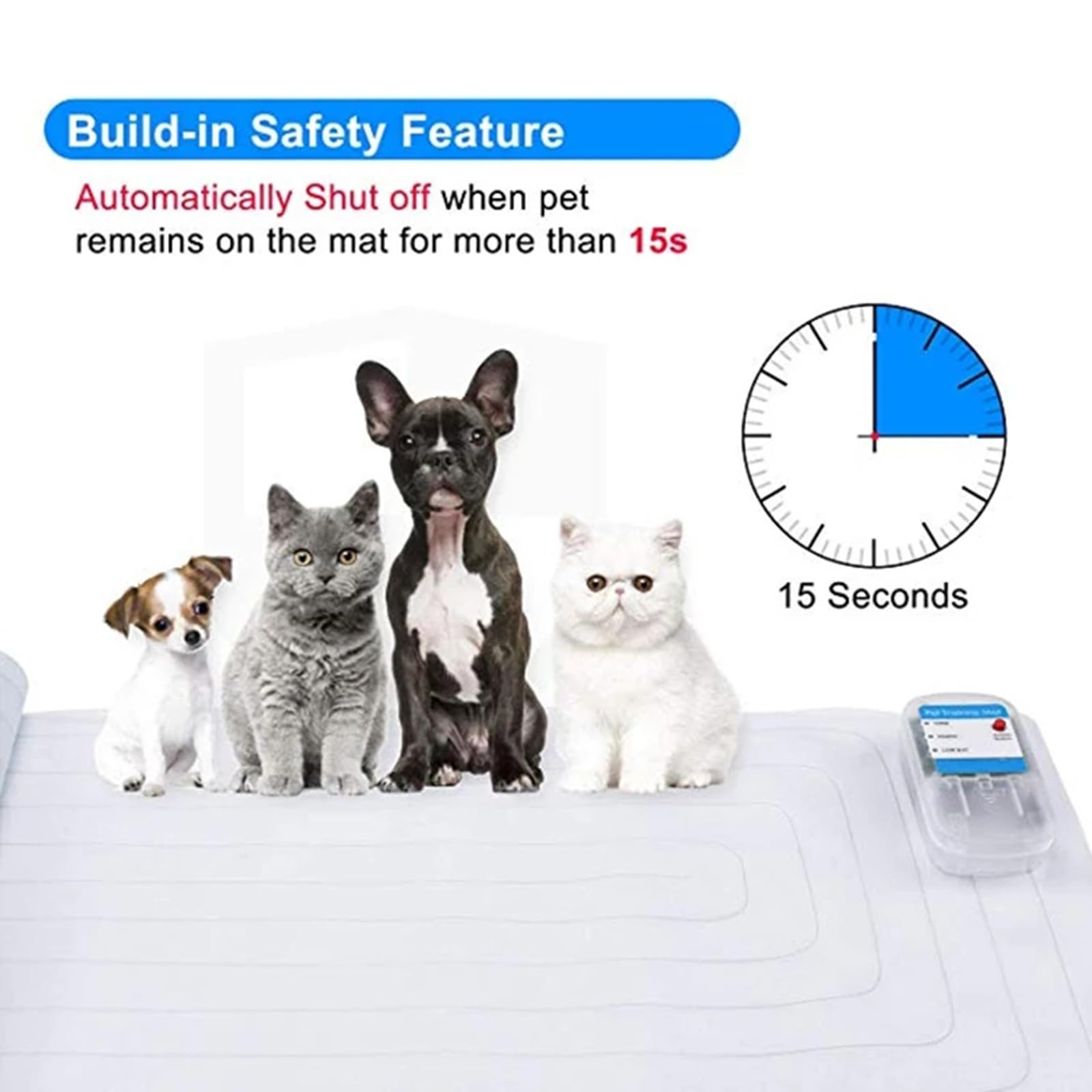 Perros Gatos Adiestramiento Seguro Alfombrilla Interior Alfombrillas Disuasorias Para Mascotas Aislamiento De Seguridad Mantas De Electricidad Estática Alfombrilla De Plástico Para Adi(Size:48inX20in)