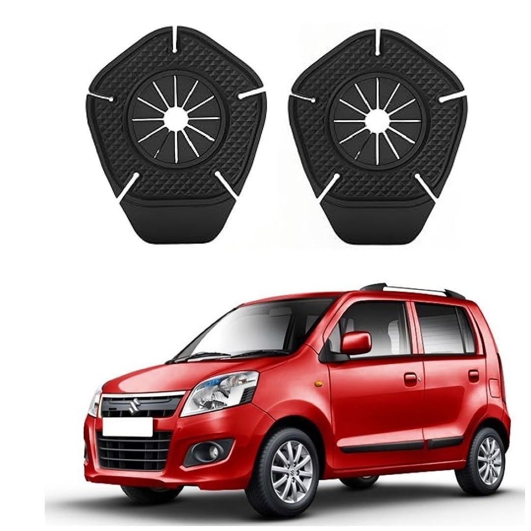 Car Windshield Wiper Arm Hole Dust & Water Protection Rubber Cover Pad Universal Fit for Maruti Suzuki Wagon-r Type-3 (Black, Set of 2)-image-37