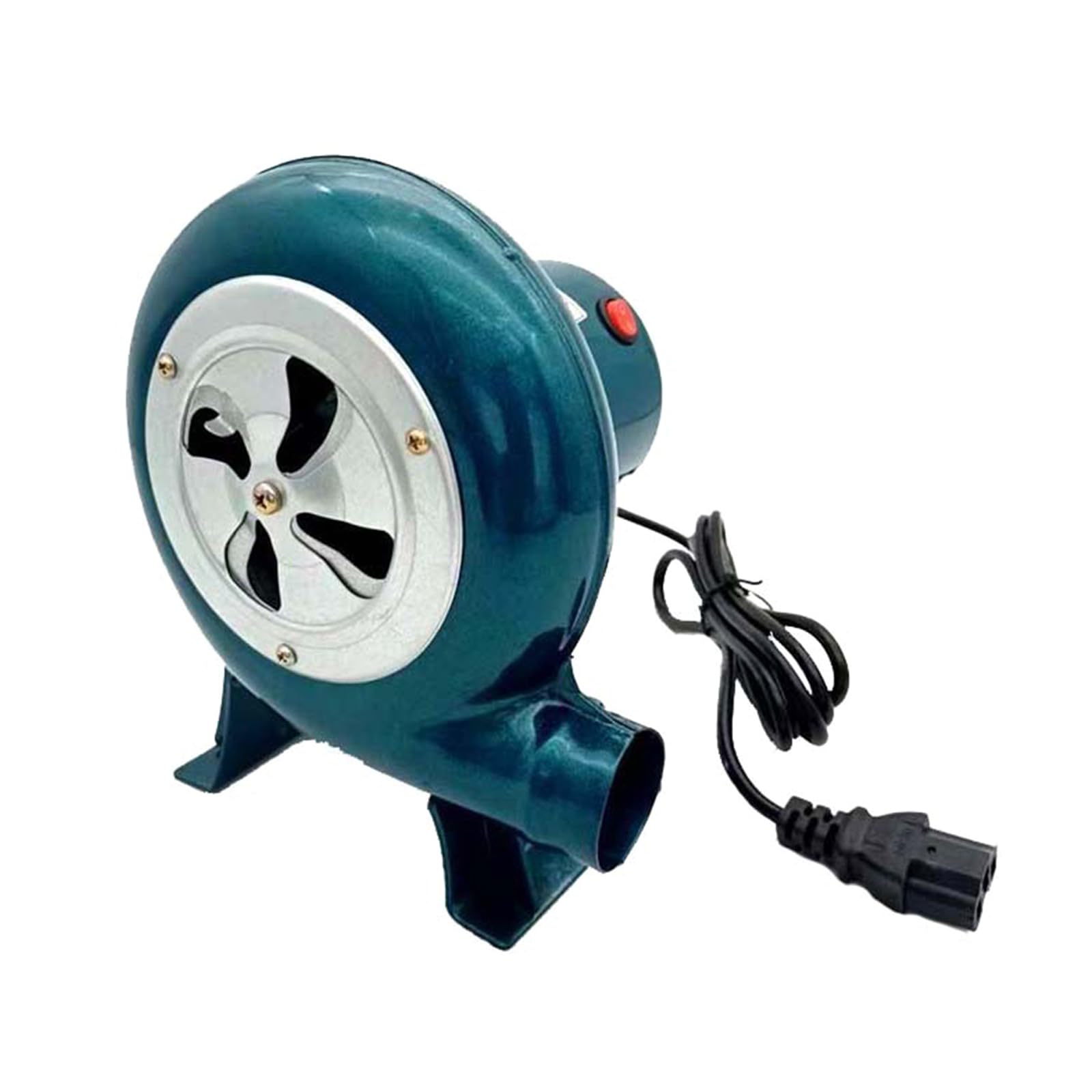 Kalttoy Efficiency Outdoor Barbecue 48V 80W Metal Air Blower For Campfire Maker Outdoor Cooking Tricycle Compatible Camping Electric Blower For Bbq