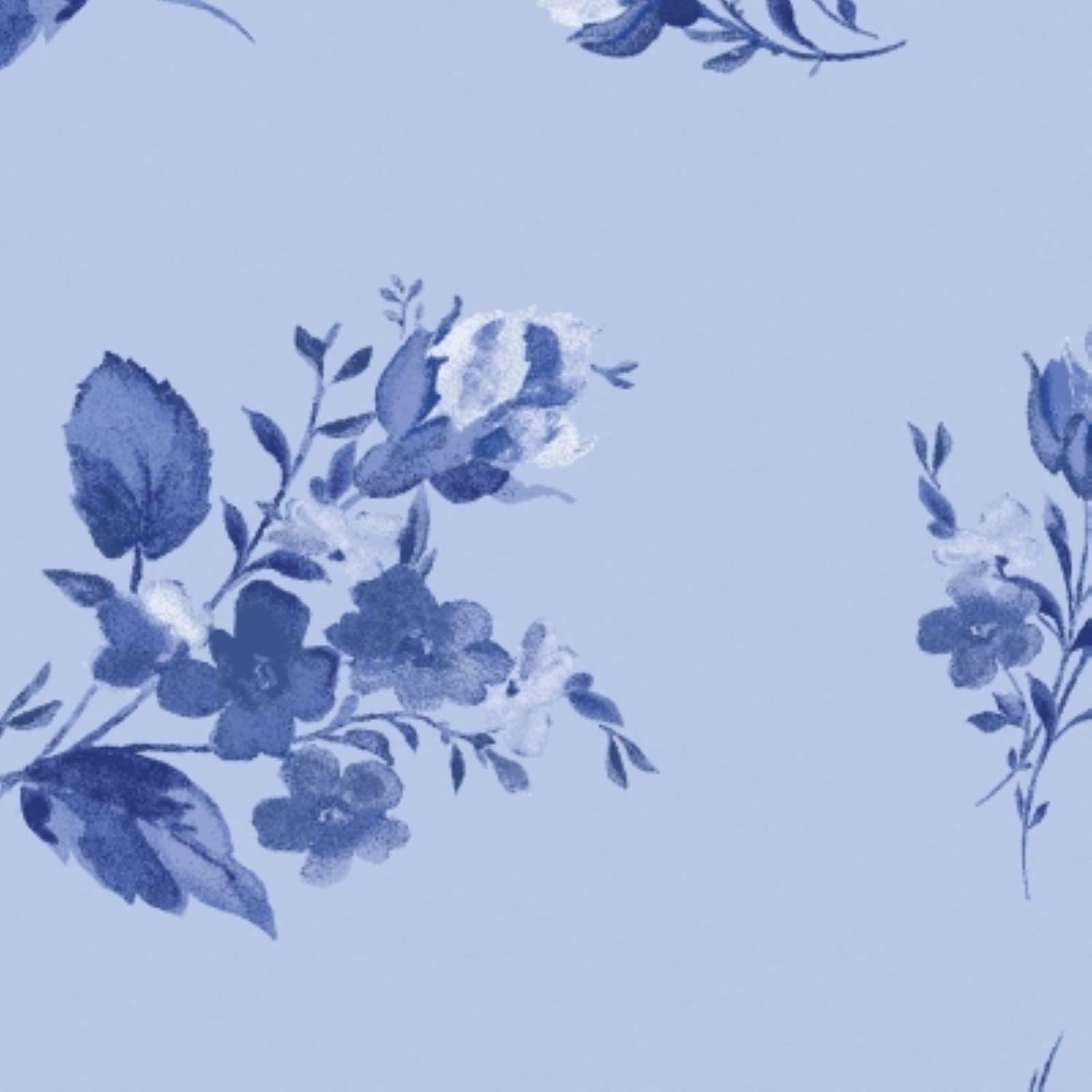 Maywood Silver Jubilee 2506 B Blue Spaced Floral BTY