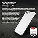 iPhone 8 Plus 7 Plus Case, Patchworks ITG Level Case in [White] Rough Side Texture Grip Drop Protection Anti-Fingerprint Matte Surface Slim Fit Solid Case for iPhone 8 Plus (2017) iPhone 7 Plus (2016)