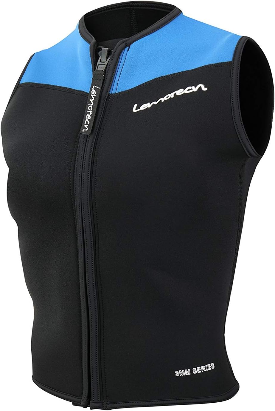Lemorecn Mens Wetsuit Top Premium Neoprene 3mm Zipper Wetsuit Vest