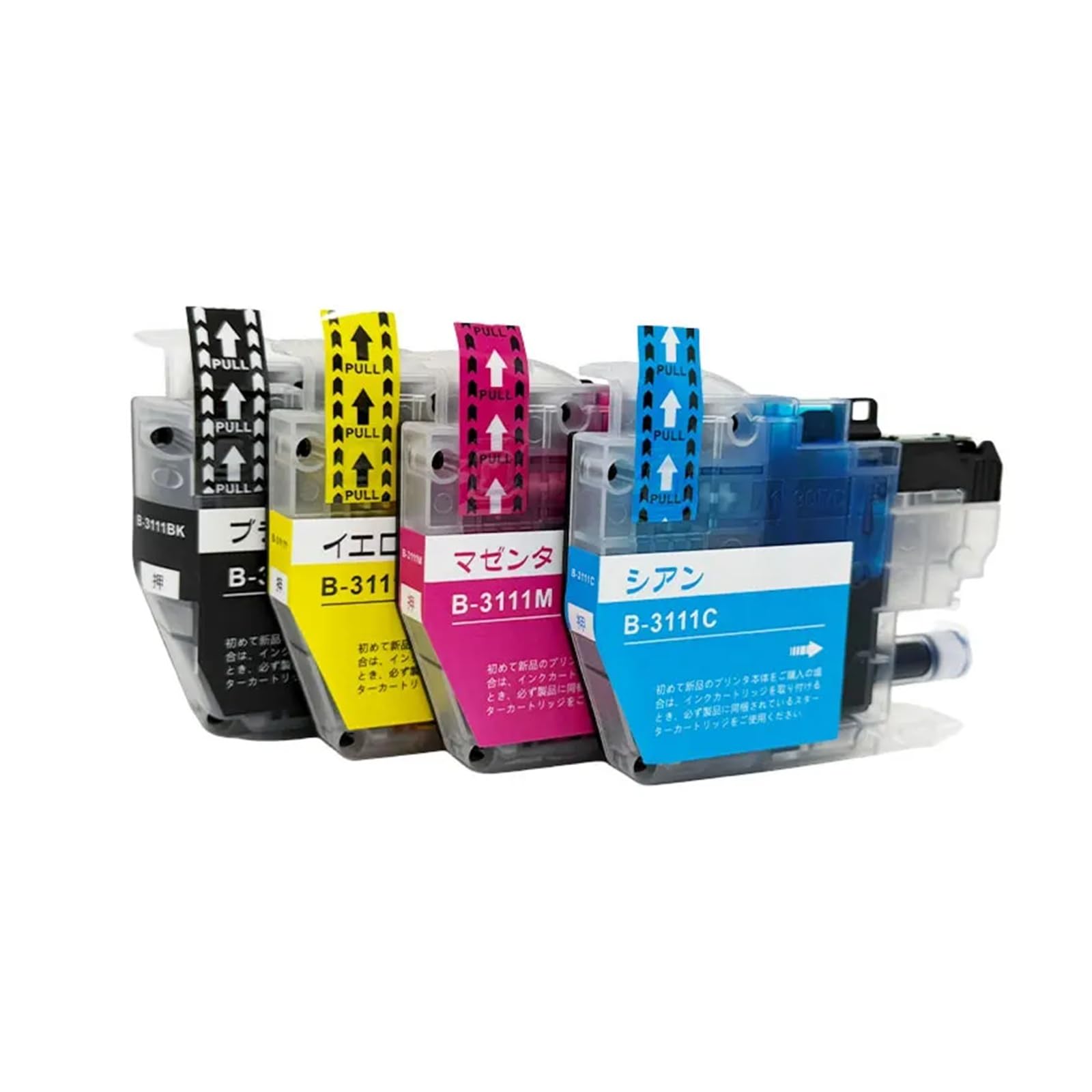 Cartuccia d'inchiostro LC3111, compatibile con Brother | DCP-J572N J582N J577N J972N J978N-B/W J982N-B/W 987N-W Stampante, 1/2/3/4 set(2set)