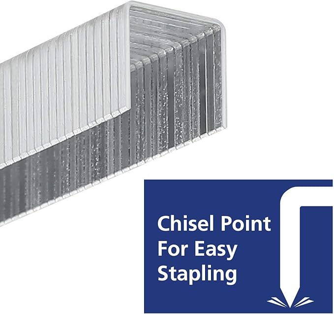 WORKPRO Heavy Duty T50 Staples and Brad Nails Combo Kit, 1/2" (12mm), 3/8" (10mm), 9/16" (15mm), Total 7500 Counts