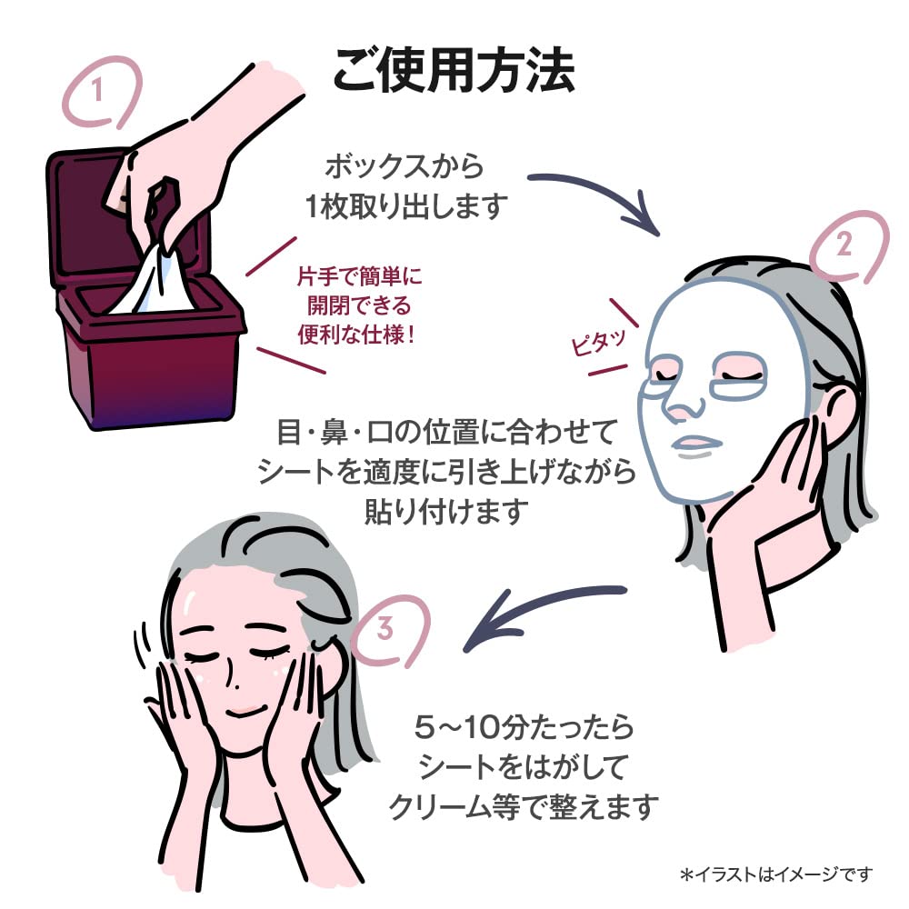Amazon.co.jp: TBC エステティックマスク 保湿 64枚入 (32枚入 x 2箱