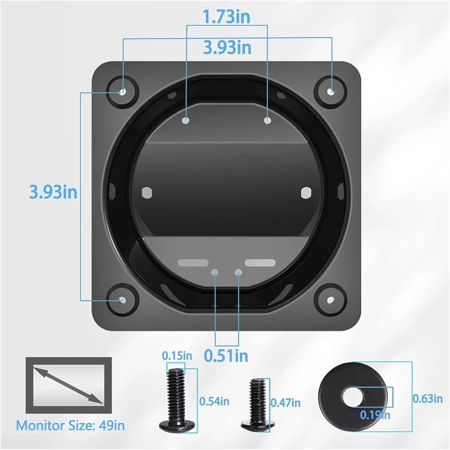 Mount Adapter Brackets,Compatible For Samsung，OLED G9 49'' LS49CG954SNXZA S49CG934S S49CG950S LS49CG934SUXEN