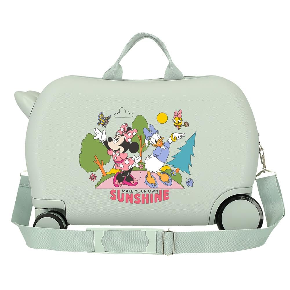 Disney Minnie Party Joumma Cabin Valigia per bambini, rigida in ABS, con lucchetto a combinazione laterale, 28,4 l, 2 kg, 4 ruote doppie, bagaglio a mano