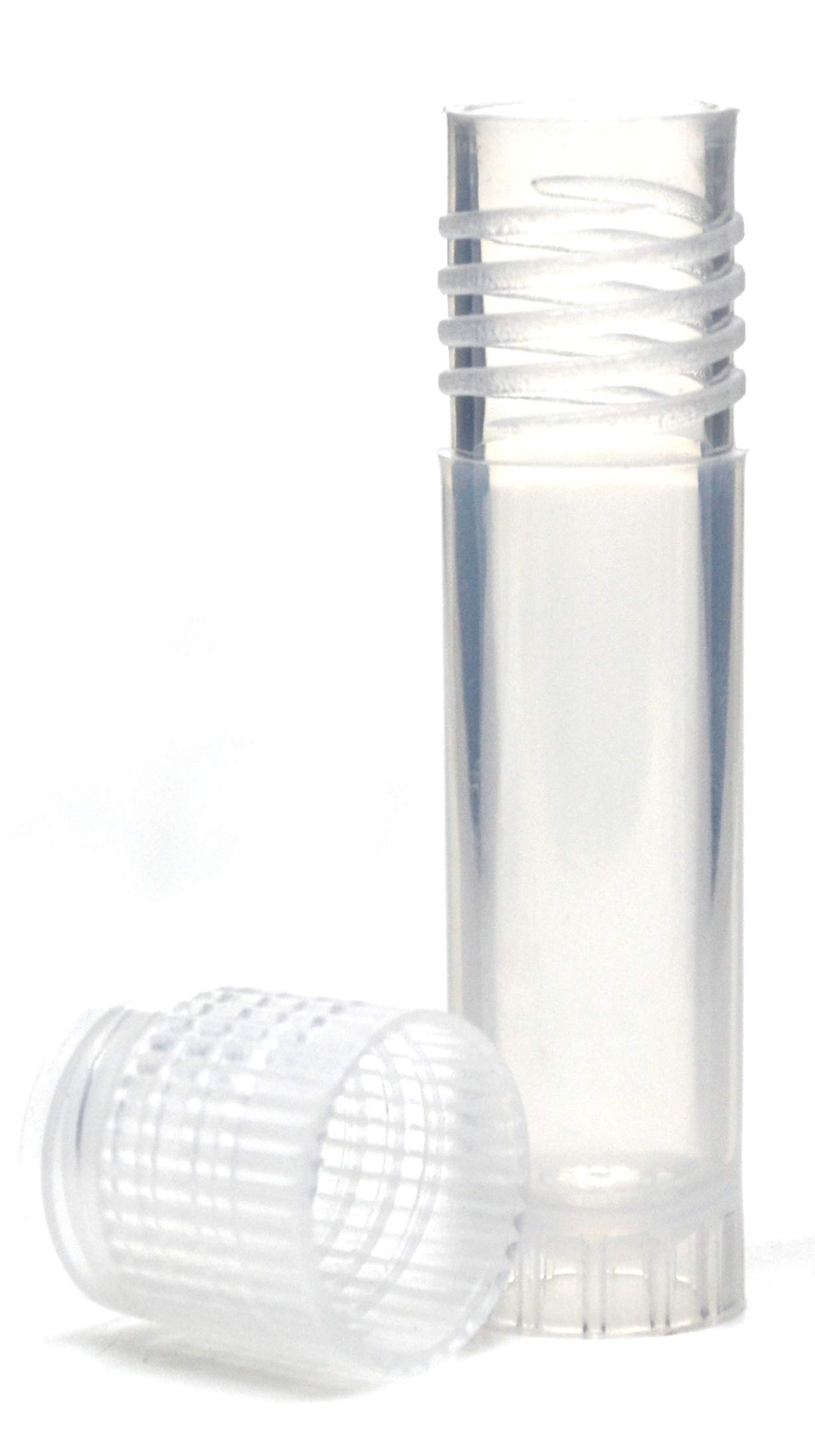 Aufbewahrungsfläschchen, 2 ml Fassungsvermögen, PP-Kunststoff, Schraubverschluss, 500 Stück